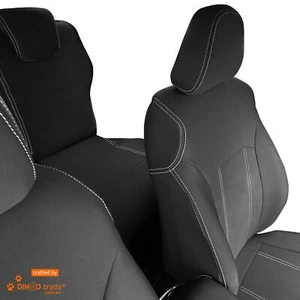 Fit Subaru Outback BT (Mar21-Now) Full-back FRONT & REAR Neoprene Seat Cover+Arm - Picture 1 of 21