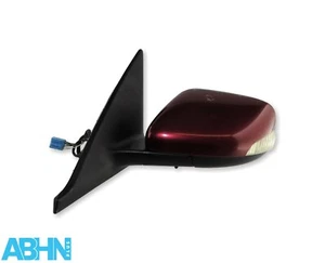Volvo S40 V50 (04-07) Left Side Electric Heated Door Mirror Met Dark Red 8-Wires - Picture 1 of 10