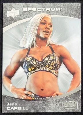 2021 UPPER DECK AEW SPECTRUM JADE CARGILL ROOKIE - Image 1 of 2