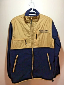 Notre Dame Men’s Fleece Jacket Zip Up Pockets Size Medium - Picture 1 of 9