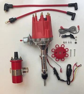 NEW INTERNATIONAL HARVESTER SCOUT RED HEI Distributor 266 304 345 392 + 45k COIL - Image 1 of 4