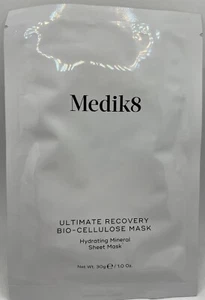 MEDIK8 ULTIMATE RECOVERY BIO-CELLULOSE MASK HYDRATING MINERAL SHEET MASK 30G - Picture 1 of 2