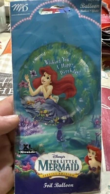 Disney Ariel Little Mermaid - Wishing You A Happy Birthday - 18in Foil Balloon - Image 1 of 2