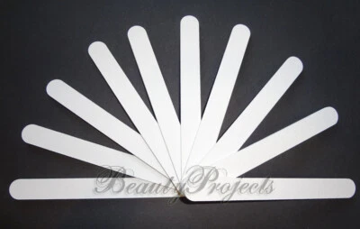 Mini lima de uñas de manicura blanca 5000 piezas grano 80/80 13 cm a granel - centro de plástico Foto 1 de 4