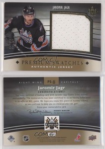 2011-12 Ultimate Collection Premium Swatches /35 Jaromir Jagr #PS-JJ