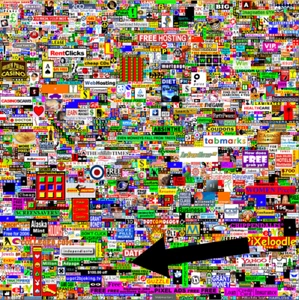 100 Pixels on MillionDollarHomepage.com linked to Crapservice.co.uk - Picture 1 of 4
