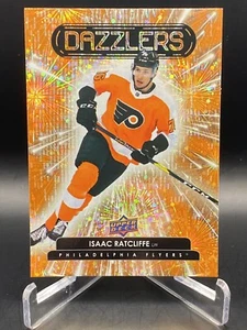 2022-23 upper deck series 2 Isaac Ratcliffe dazzlers orange color match Flyers - Picture 1 of 6