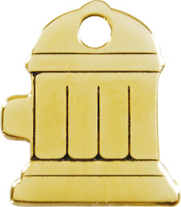 Fire Hydrant | Brass ID Tag - Free Shipping & Engraving / Identification Cat Dog