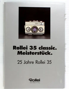 Original Rolleiflex Rollei 35 Classic Sales Brochure - 4 pages, in German - Picture 1 of 1