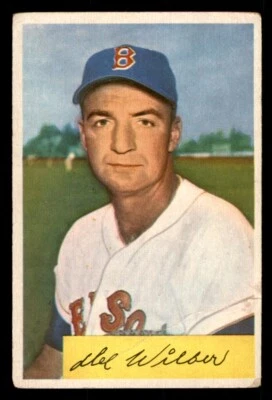 1954 Bowman Baseball #178 Del Wilber PR - Image 1 of 2