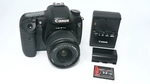 Canon EOS 7D 18.0MP DSLR Camera with 18-55mm Lens + Battery / Charger / CF Card - Picture 1 of 8
