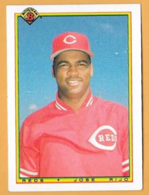 JOSE RIJO CINCINNATI REDS #45 - BOWMAN NM-MT 1990 - Image 1 of 2
