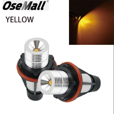 2xled Angel Eyes Yellow - Ring Marker Light Bulb For Bmw 6-series E63/e64 M6  Foto 1 de 4