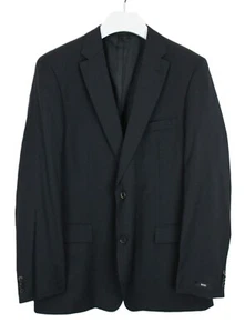 HUGO BOSS Pasini2/Movie2 Blazer Men's US 44L Notch Lapel Wool Navy - Picture 1 of 14