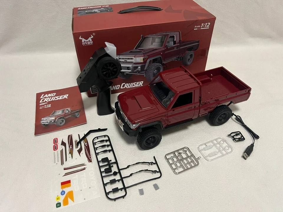 Toyota Land Cruiser MN82 RC Car Crawler 1:12 Scale, 2.4G 4WD, Off-road Truck - Image 1 of 4