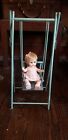 Vintage 1950?S Ginny Ginnette Doll Size Painted Doll Swing