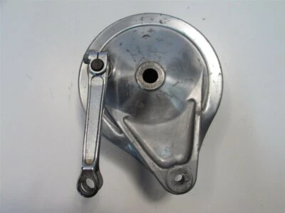 PLACA DE FRENO RESPALDO ZAPATA TRASERA BUJE CB550SC NIGHTHAWK 83 1983 PANEL TAMBOR HONDA     Foto 1 de 2