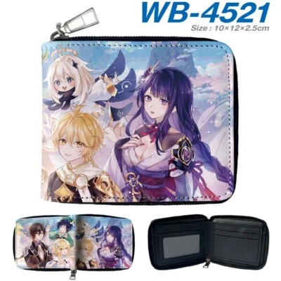 Genshin Impact Game PU Geldbörse Geldbeutel Wallet 12x10x2.5cm - Bild 1 von 4