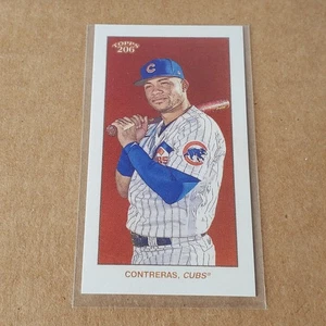 Mini tarjeta de béisbol #50 Willson Contreras Cubs 2021 Topps 206 - Imagen 1 de 2