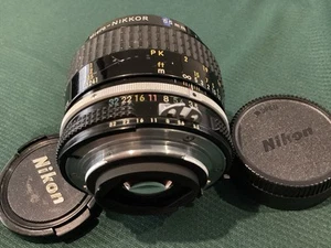 Micro Nikkor 55mm F3.5 MF Lens Nikon F Ai - Picture 1 of 9