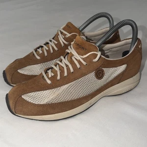 Rockport Mens Truflex Brown Shoes Size 7.5 Active Tennis Running Mesh Suede Shoe - Picture 1 of 24