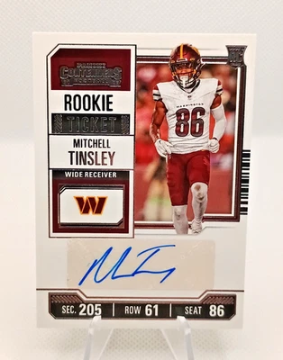 MITCHELL TINSLEY 2023 Contenders Rookie Ticket Autograph Card #304 RC - Image 1 of 2