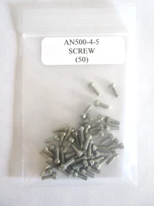 AN500-4-5 Vite di riempimento 4-40 x 5/16" scanalata acciaio cadmio - Lotto di 50 - Foto 1 di 4