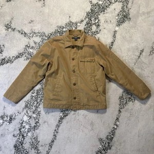 Chaqueta Gap Para Hombre Talla M Tostada A-2 Lona 100% Algodón Trabajo Utilidad Cuello Abotonado - Imagen 1 de 7