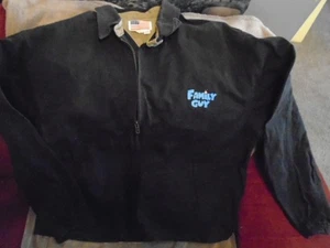 RARO PROMO CREW REGALO Family Guy nero DENIM ? GIACCA papà americano cartone animato Fox L - Foto 1 di 2