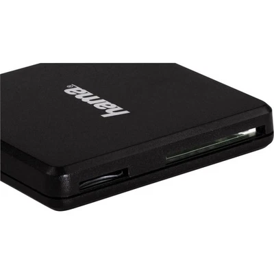 Hama 124022 Externer Speicherkartenleser  USB-A (USB 3.2 Gen 1) Schwarz - Bild 1 von 3