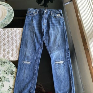 Polo Ralph Lauren Boy's Hampton Straight Stretch Jeans, Size 14 - Picture 1 of 8
