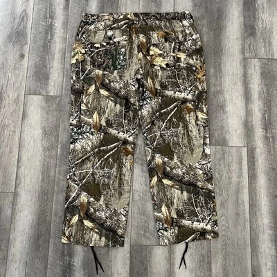 Realtree Edge Mens (44/46)XXL Cargo Pants 6 Pocket Elastic Waist Drawstring Hem - Image 1 of 4