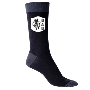 Golfer Papa schwarze Herrensocken lustig Witz Geschenk für Golffans Golfen - Bild 1 von 6