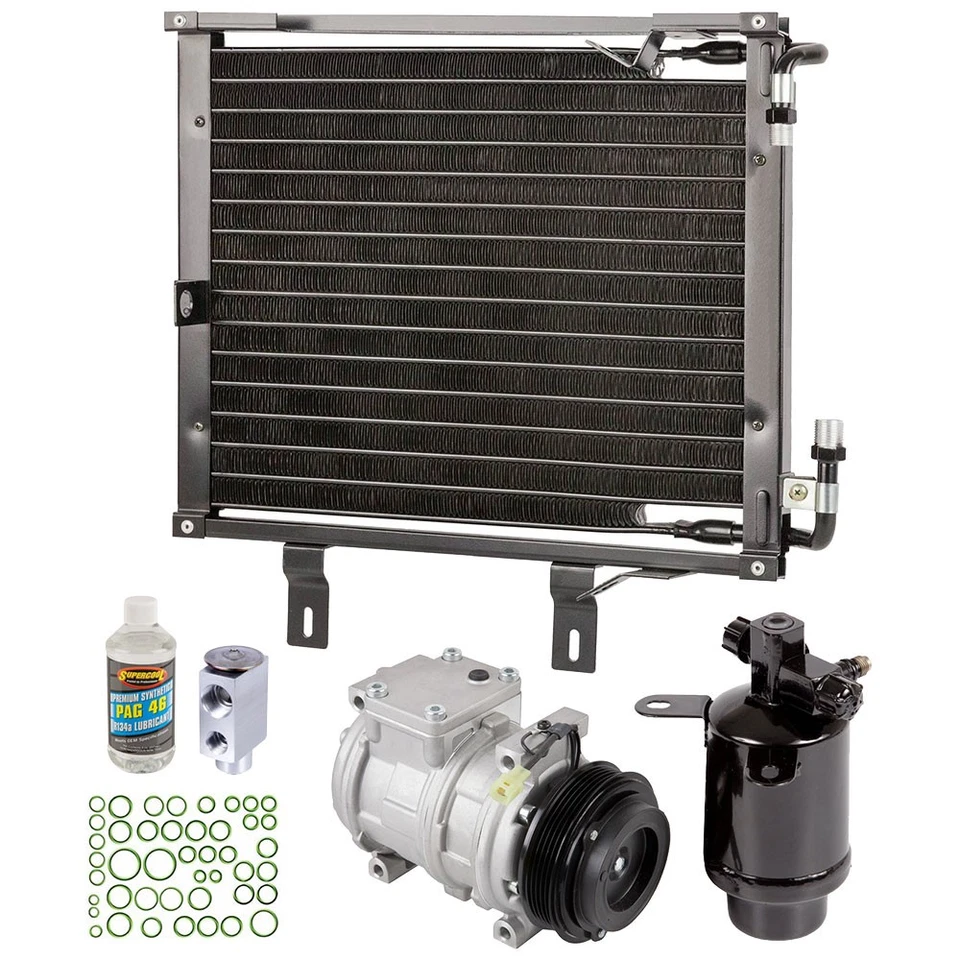 Kit de aire acondicionado con compresor de aire acondicionado condensador y secador para BMW M3 1990 1991 Foto 1 de 4