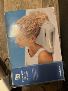 Brookstone Shiatsu Back and Neck Massager W/ Heat Complete In Box - Picture 1 of 7