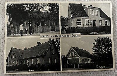 AK Hügelwalde Ostpreußen Geschäftshaus Zeranski, Post Um 1920-1930 • 50€