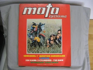 1971 Moto Cyclisme N° 27 Année 3 Tirage 100000 exemplaires 350 Kawa, 750 BMW - Picture 1 of 11