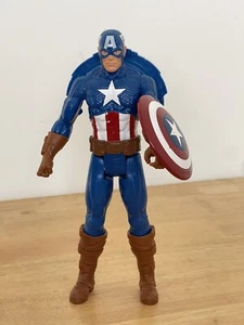 Figurina Captain America 11,5" Hasbro Titan Hero Series Avengers Marvel - Foto 1 di 6