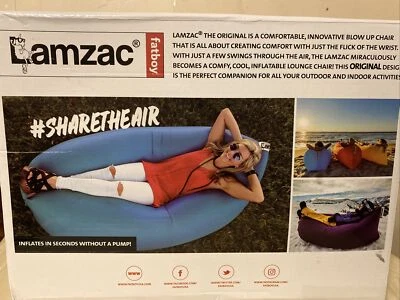 *NUEVO* Fatboy LAMZAC El Sillón Púrpura Original Interior Exterior Foto 1 de 2