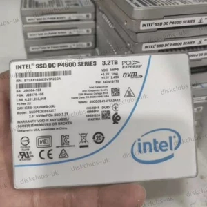 P4600 3.2TB SSD INTEL U2 2.5" SSDPE2KE032T7 Solid State Drive 3.2T U.2 NVME - Afbeelding 1 van 1