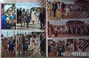 CLIPPINGS GRACE KELLY CAROLINA DE MONACO ESTEFANIA EXPOSICION CANINA - Picture 1 of 2
