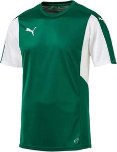 Puma Men's Short Sleeve Dominate SS Shirt, Power Green White, S - Picture 1 of 1