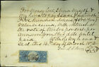 1872 REVENUE STAMP - 25 CENTS ON LETTER DOCUMENT BY  DS PIERSE ESQ