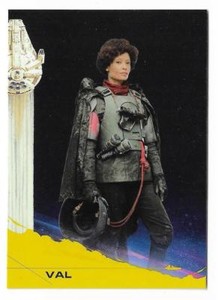 2018 Topps Solo A Star Wars Story Yellow Parallel #6 Val