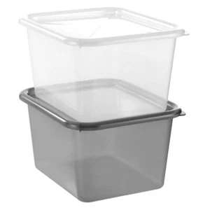 2x Boxsweden 15L Storage Container 35.5cm Home Organiser w/ Lid Holder Assorted - Picture 1 of 5