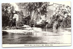 Hebron Nebraska Bozarth Bros Carter's Mill vintage postcard - Picture 1 of 2