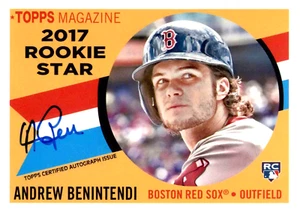 2017 Topps Archives Andrew Benintendi 1960 Rookie Stars Autograph #RSA-ABE -/150 - Picture 1 of 1