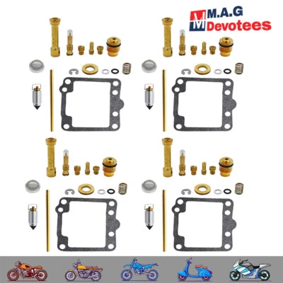KIT DE RECONSTRUCCIÓN DE REPARACIÓN DE CARBURADOR 4X PARA SUZUKI 81-83 GS650G Y GS650GL GS 650G Foto 1 de 4