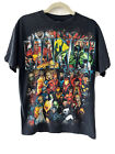 Vintage Marvel Mad Engine Civil War Super Hero Promo T Shirt Sz S Grunge