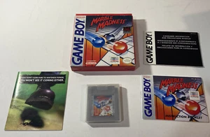 Nintendo Gameboy Game Marble Madness Box/ Manual/ Cart- Authentic - Picture 1 of 10